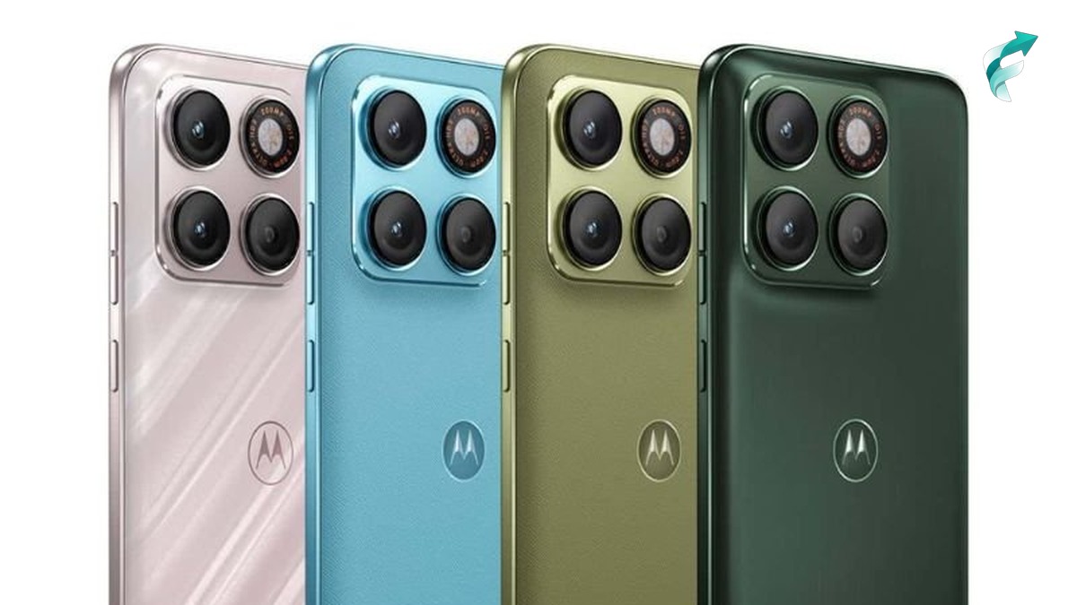 Leaked renders of the Motorola Edge 70 Neo in four colours (August 2026 renders; the camera design may differ from the final phone)
